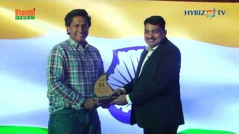 A guest is presented a memento on stage at the MBPL launch
