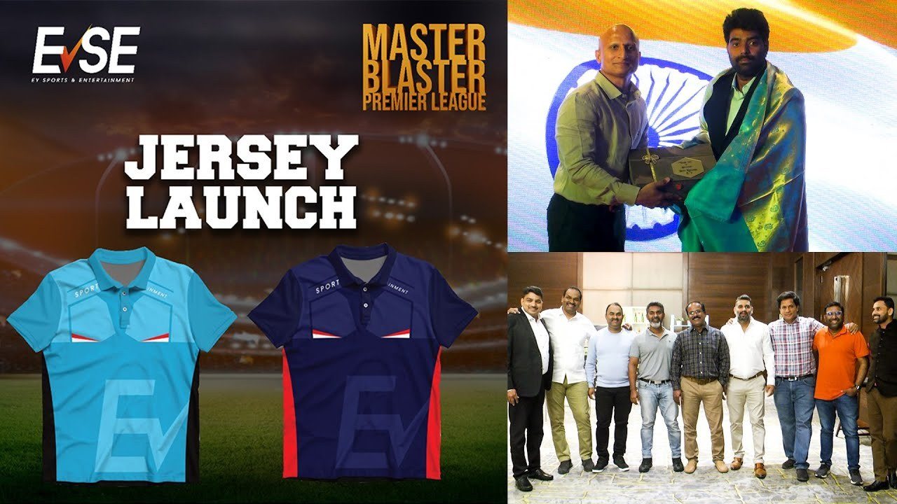 Master Blaster Premier League jersey launch: team jerseys, a felicitation and team owners together